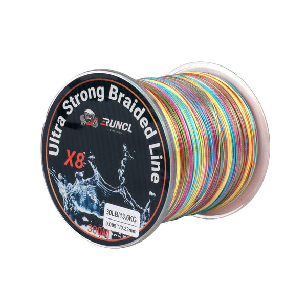 Super Strong 8 Strand Braided Fishing Line 500m Multi Color PE