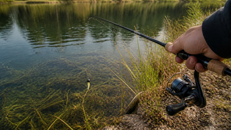 Bluegill Finesse Fishing Around Grass