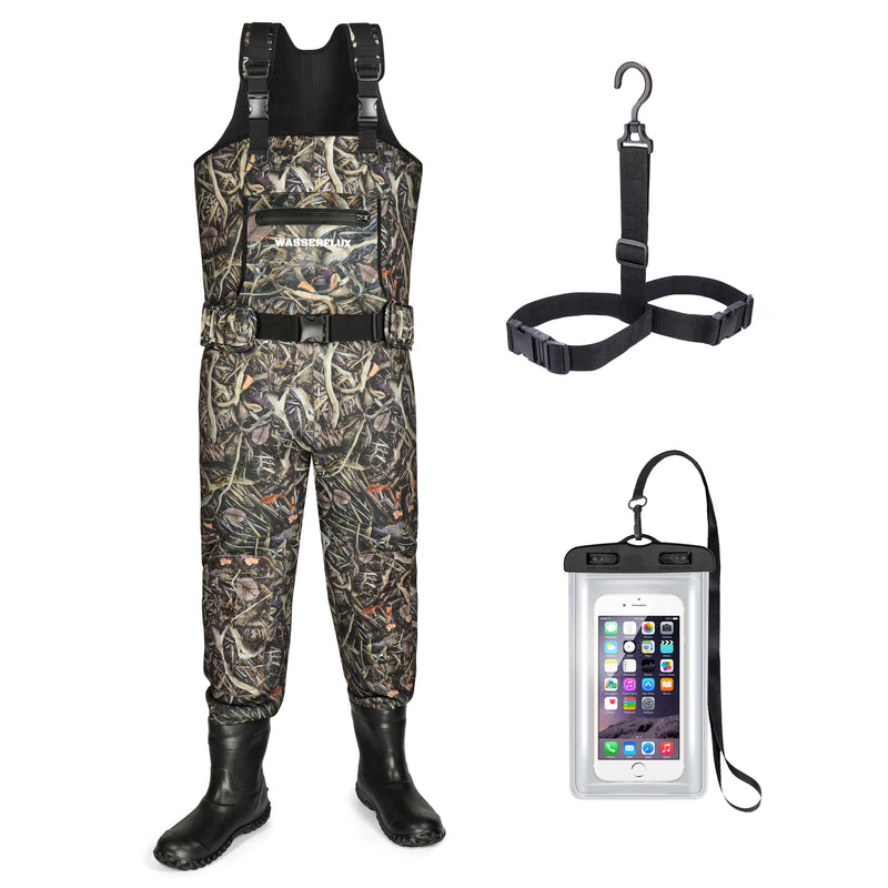 Load image into Gallery viewer, Wasserflux Chest Waders with Boots – Waterproof 4mm Neoprene

