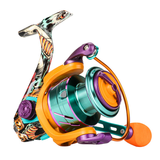 RUNCL Merced II Spinning Reel – 5.2:1 Gear Ratio, Max Drag 22.05 LB