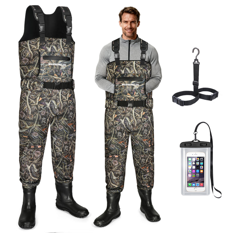 Load image into Gallery viewer, Wasserflux Chest Waders with Boots – Waterproof 4mm Neoprene
