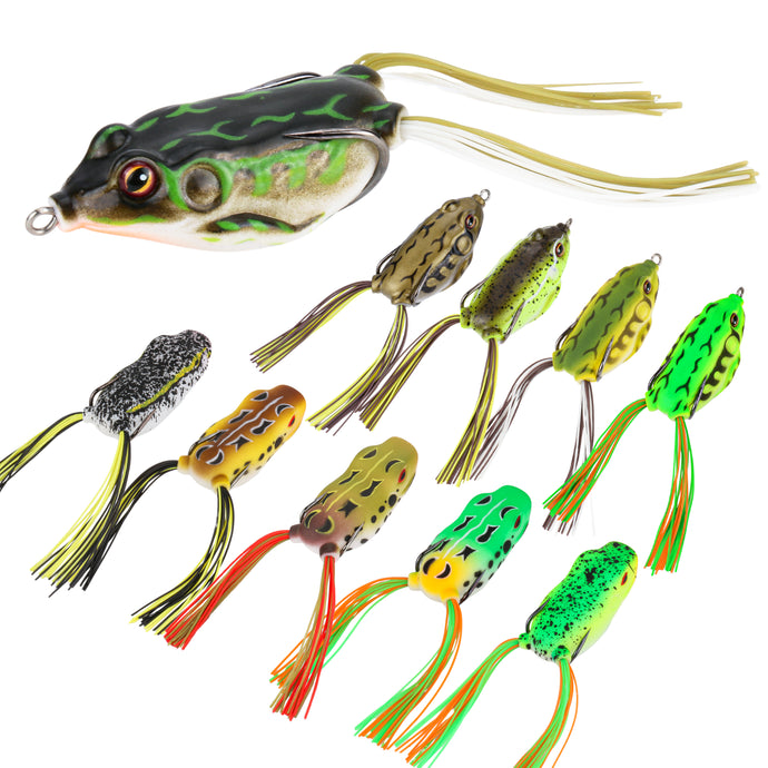 Reelmaster Soft Frog Lures, Topwater Swimbaits for Bass Fishing