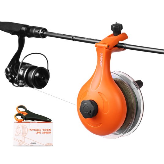 RUNCL Fishing Line Spooler – Portable Winder & Reel Spooling Tool for Casting and Spinning Reels RUNCL Fishing Line Spooler – Portable Winder & Reel Spooling Tool for Casting and Spinning Reels