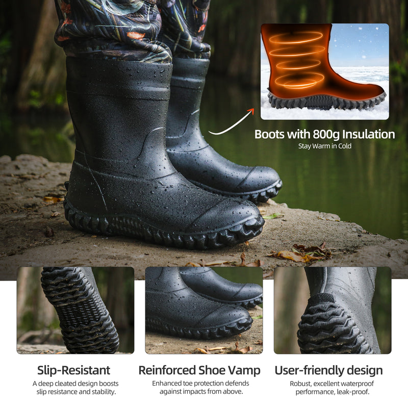Load image into Gallery viewer, Wasserflux Chest Waders with Boots – Waterproof 4mm Neoprene

