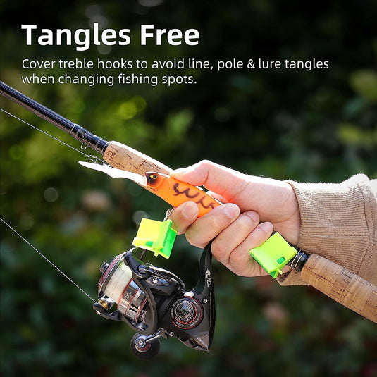 cover a fishing hook rod Protector Treble Hook Covers, Treble Hook Bonnets – Runcl
