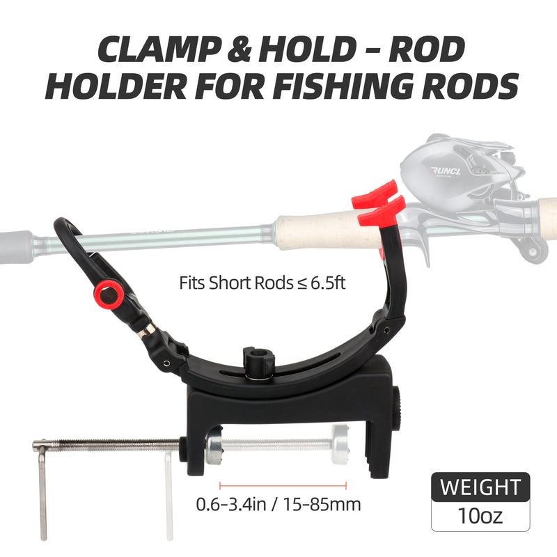 Load image into Gallery viewer, RUNCL Fishing Rod Holder Clamp-on for Boat
