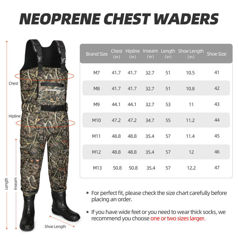 Load image into Gallery viewer, Wasserflux Chest Waders with Boots – Waterproof 4mm Neoprene
