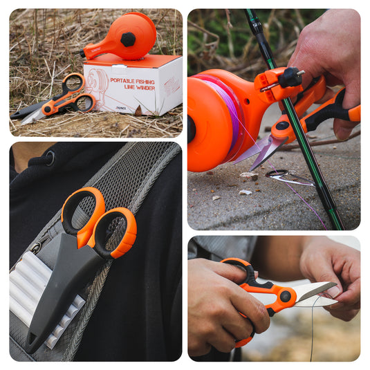 +fishing +line +spooler RUNCL Fishing Line Spooler – Portable Winder & Reel Spooling Tool for Casting and Spinning Reels