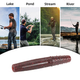 RUNCL Finesse Baton Worms 8pcs/2.75in