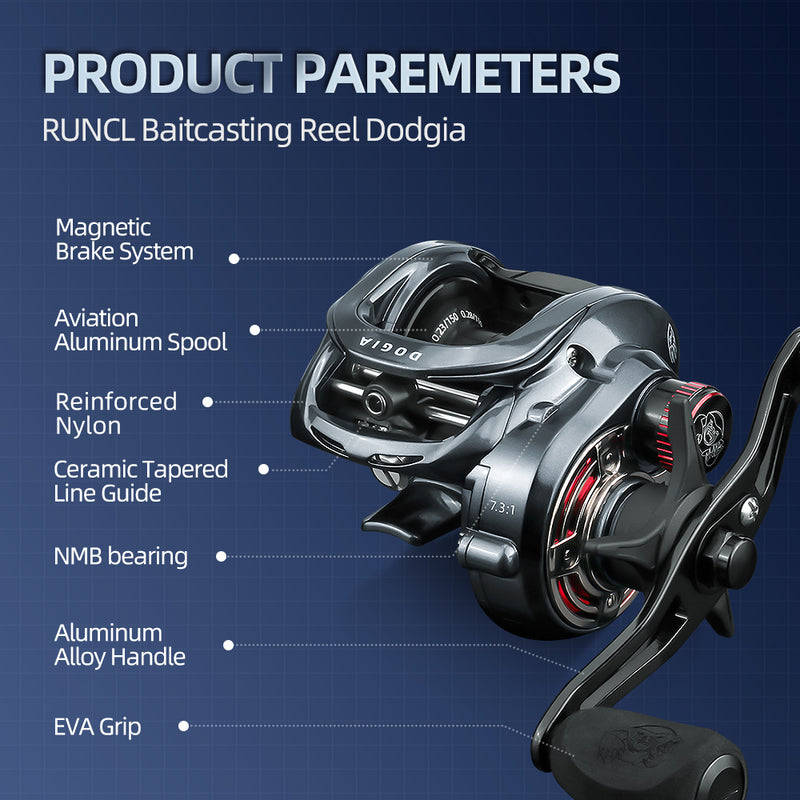 Load image into Gallery viewer, RUNCL Baitcasting Reel Dodgia
