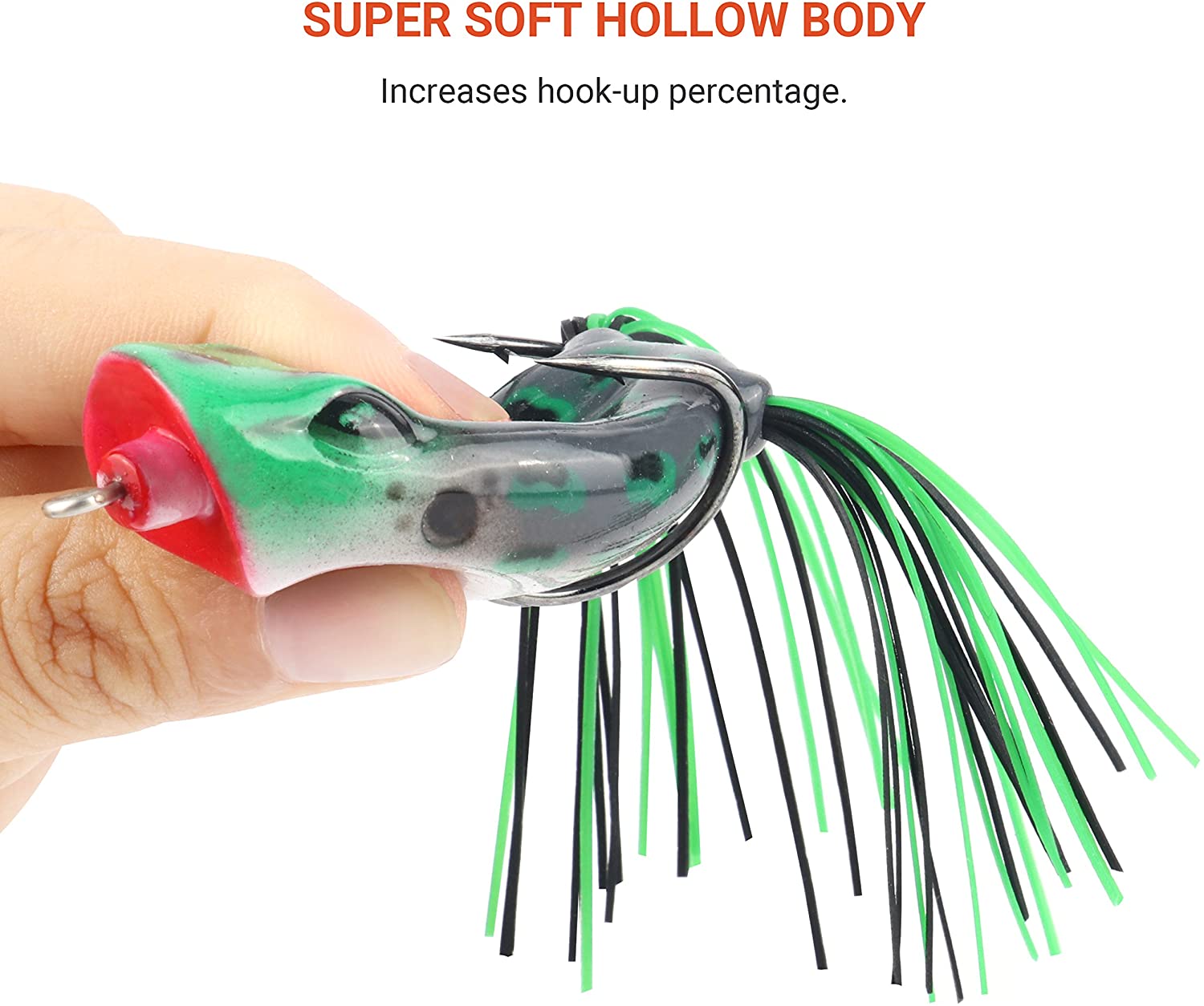 Hooks in soft-bodied frog lure? : r/FishingForBeginners