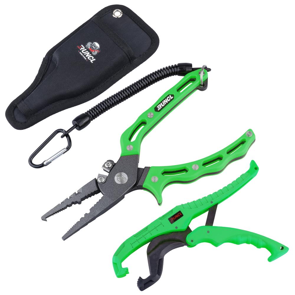 【new】RUNCL Fishing Pliers S9 / S10 - Green / 8 / S9 with gripper