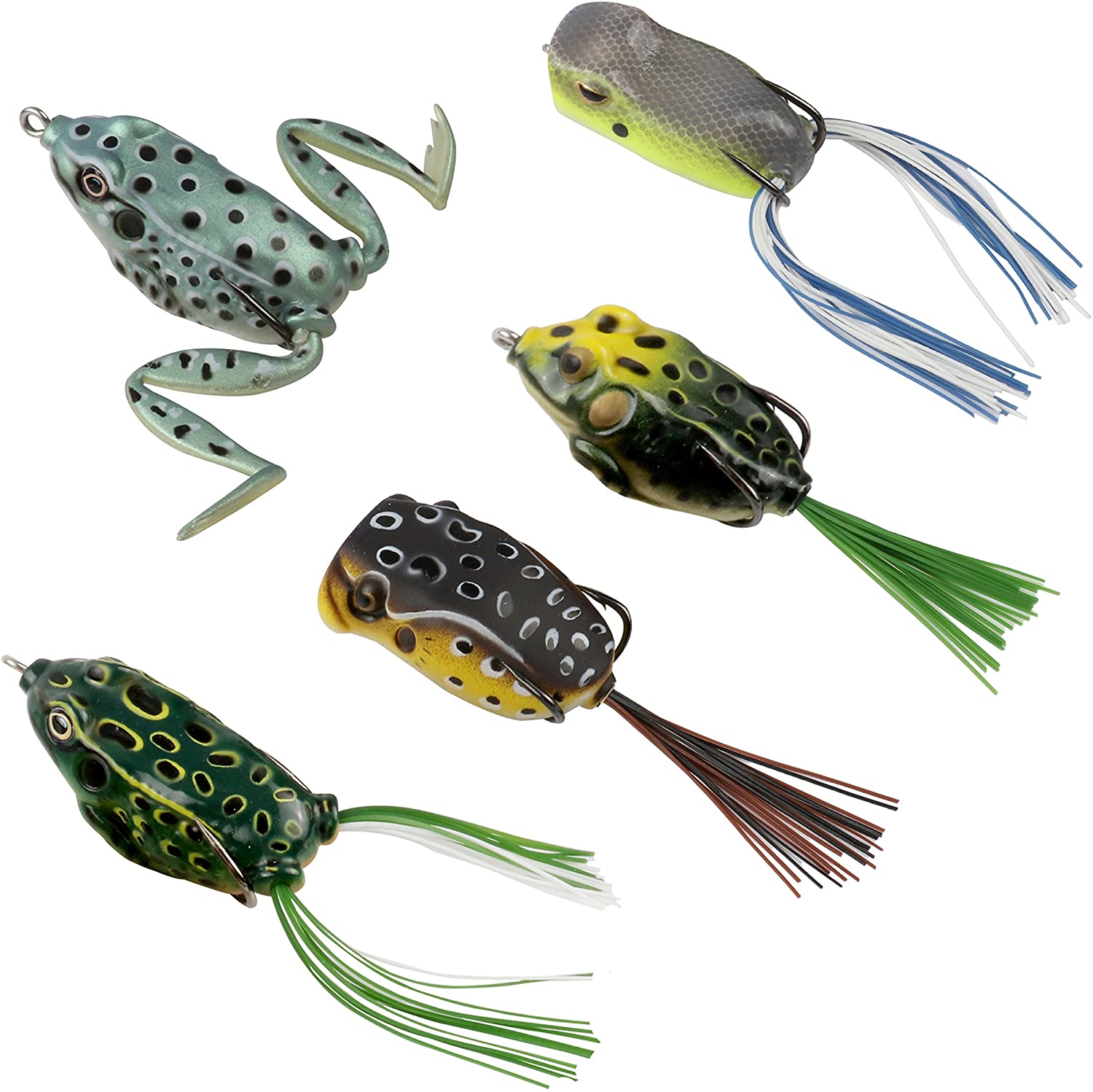 Soft Top Water Frog Fishing Lure Bait Pike Wobblers Artificial Bait Fishing  Tackle Ray Frog