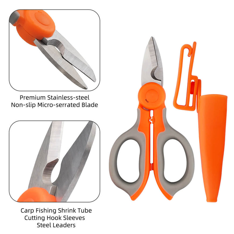 RUNCL Braided Line Cutter 5.6''/ 6.1'' (black&orange/ gray&orange) – Runcl