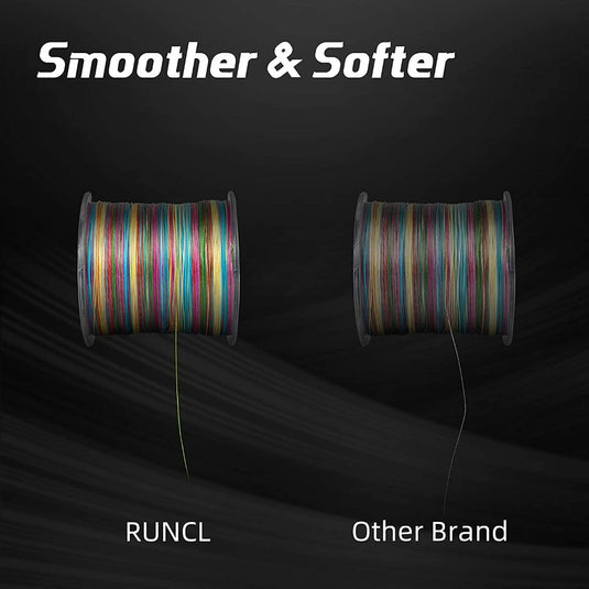Braided Fishing Line - 8 Strands Ultra Strong Line Runcl Braided Fishing Line - 8 Strands Ultra Strong Line Runcl