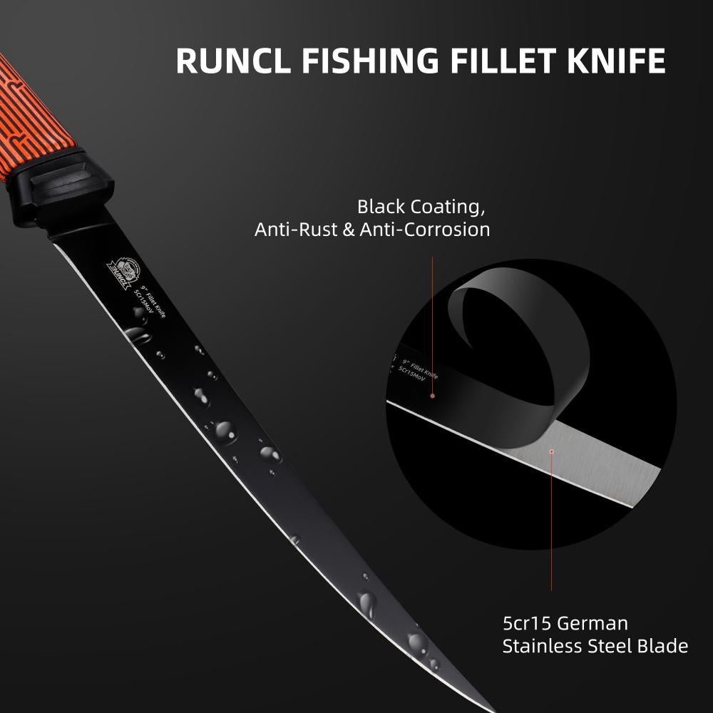 RUNCL Fishing Fillet Knife 6 /7/9 inch(Fishing Fillet Knife Combo Set) –  Runcl