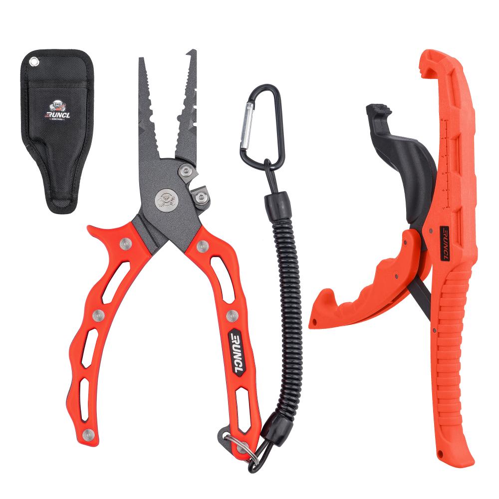 【new】RUNCL Fishing Pliers S9 / S10 - Orange / 7 /S10 with gripper