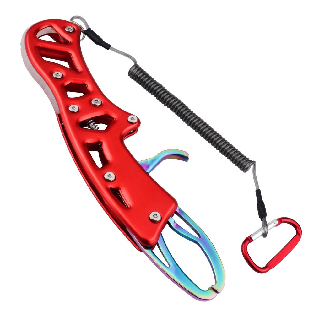 Fish Lip Clamp Grabber Tool With Weight Scale Anti-rust Lip