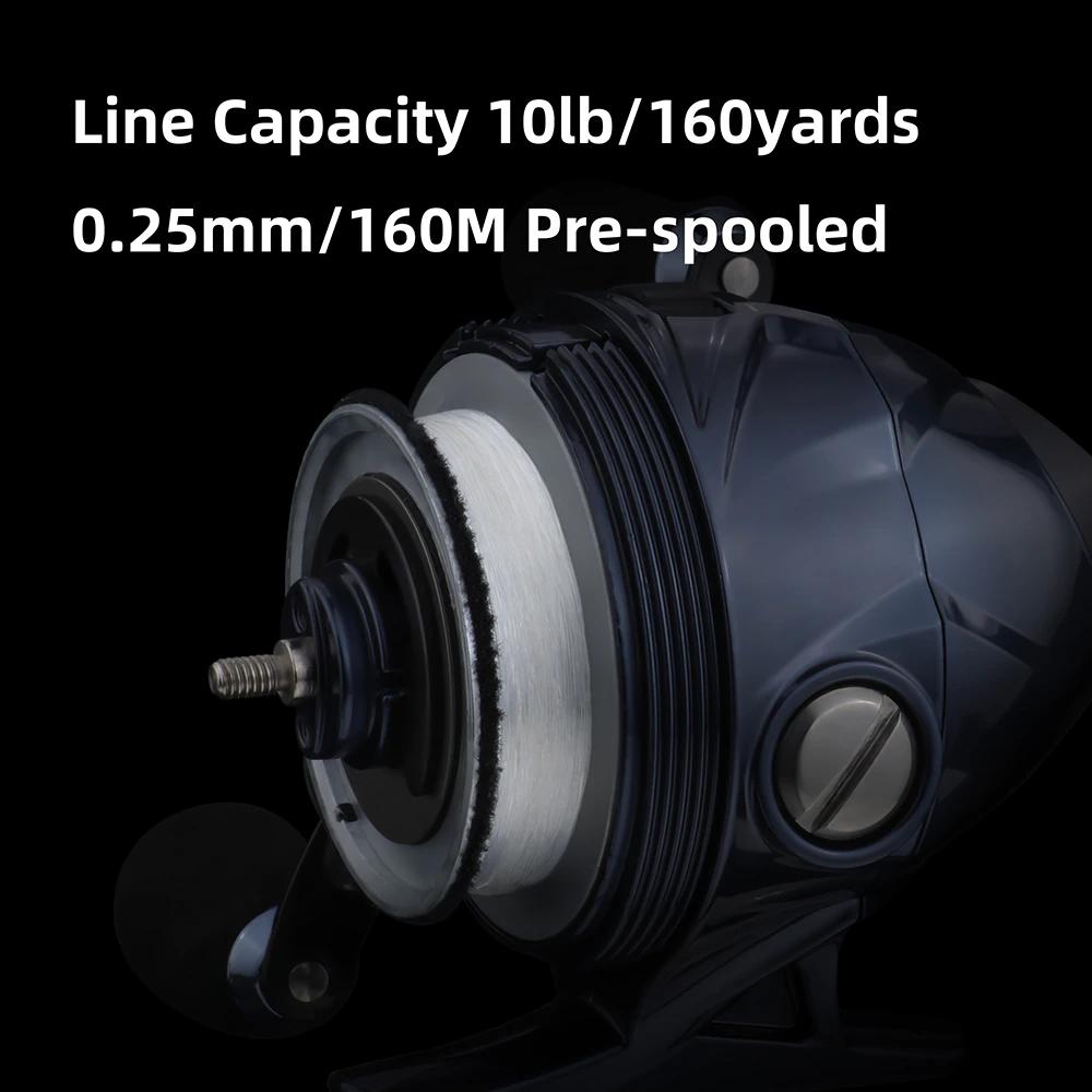 KastKing Brutus Spincast Fishing Reel,Easy to Use Push Button