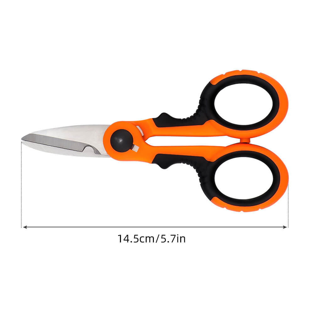 RUNCL Braided Line Cutter 5.6''/ 6.1'' (black&orange/ gray&orange)