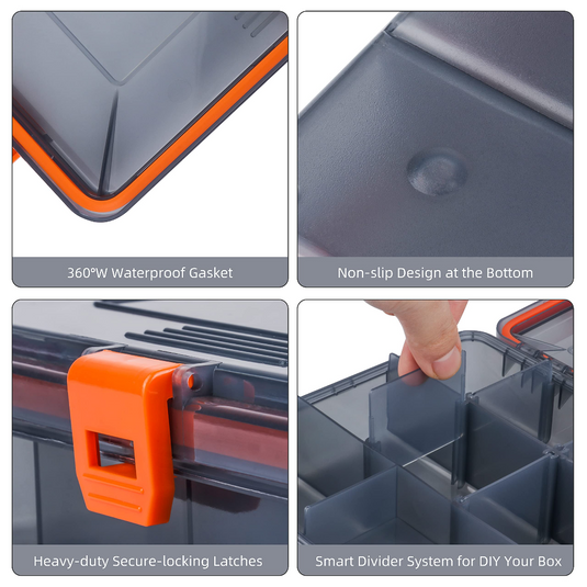 【New】RUNCL Fishing Tackle Box 【New】RUNCL Fishing Tackle Box