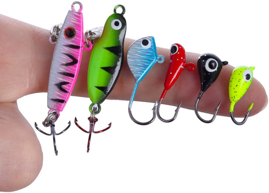 RUNCL Ice Fishing jigs 27pcs RUNCL Ice Fishing jigs 27pcs