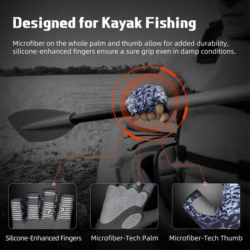 Load image into Gallery viewer, fingerless fishing gloves

