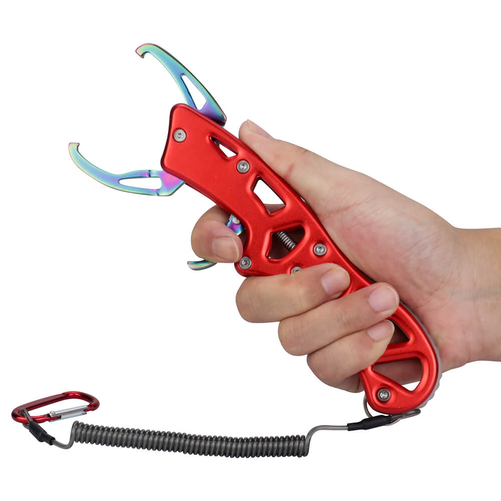 Stainless Steel Fishing Gripper Professional Fish Grip Lip Clamp