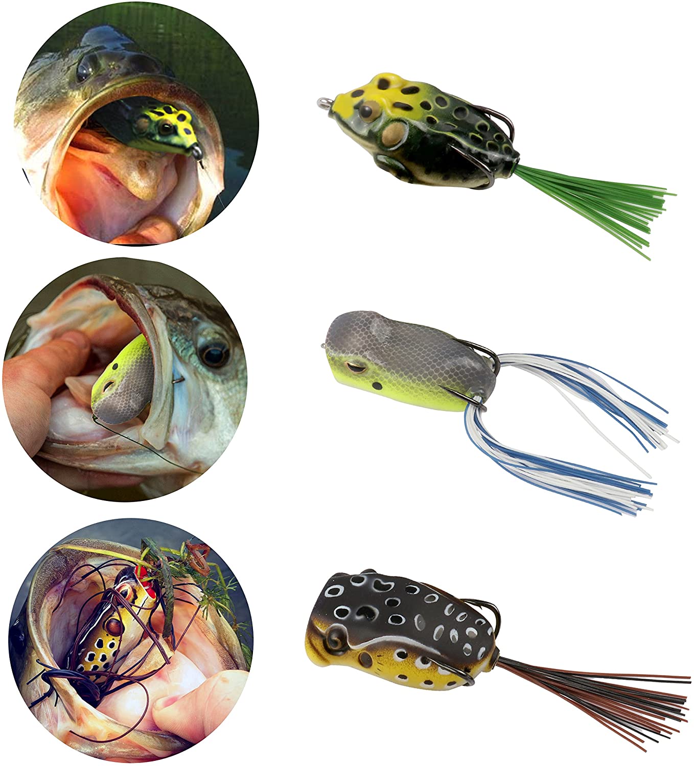 Frog Lure Snakehead Topwater  Bass Fishing Topwater Frog