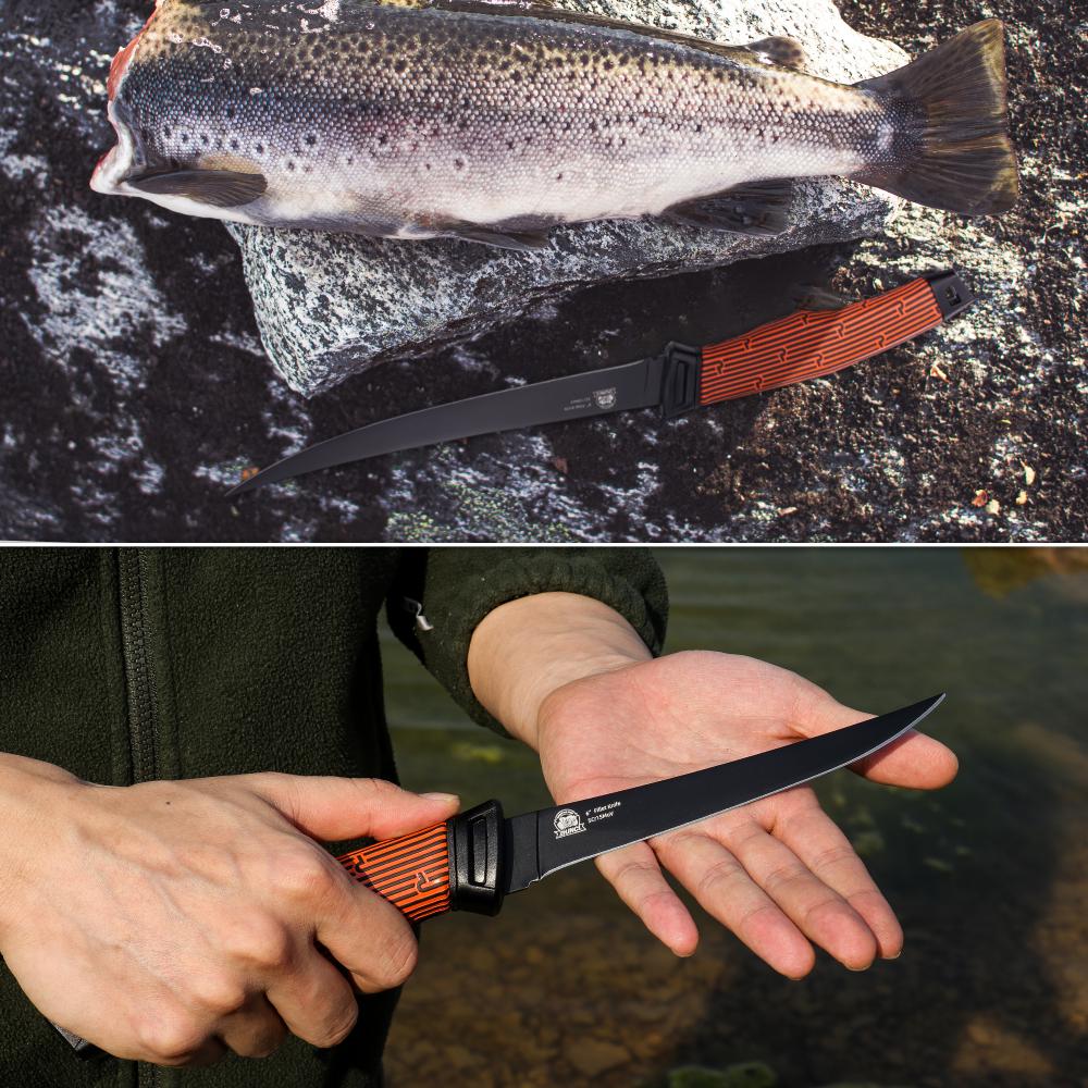 RUNCL Fishing Fillet Knife Combo Set, Bait Knife Fishing Tools Kit