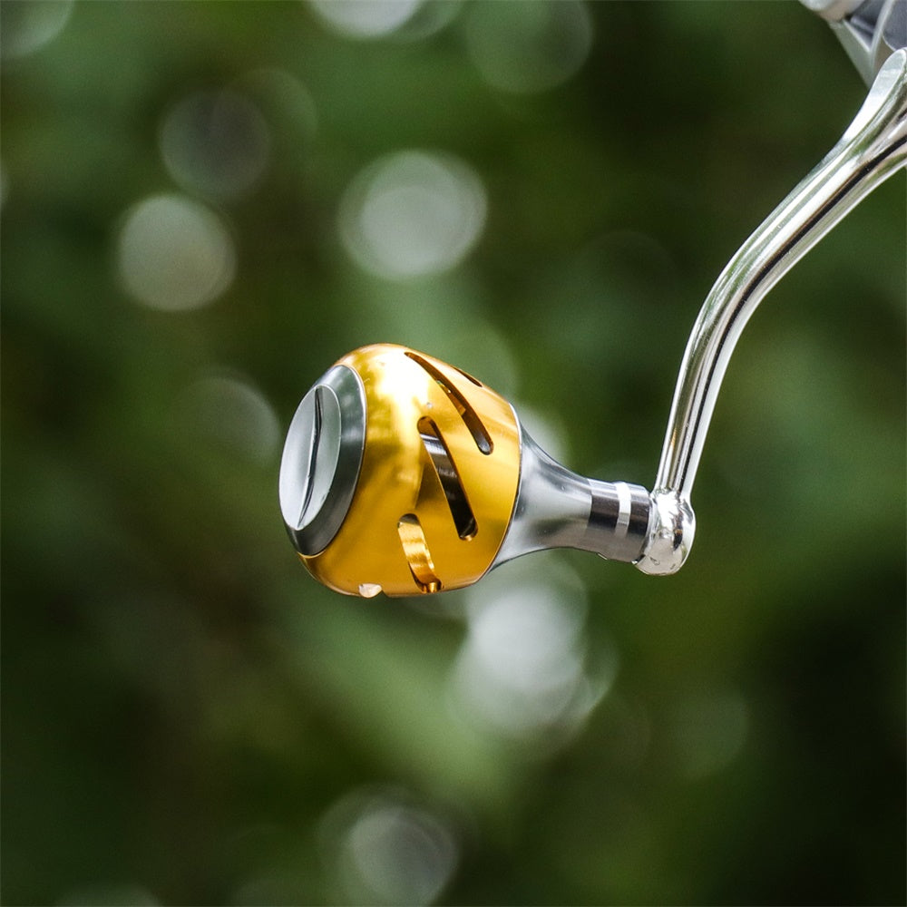 Fishing Reel Handle Knob For S/D 7*4*2.5 Bearings 19mm Knob Diameter 35mm  Knob Length Aluminum Alloy Fishing Accessories
