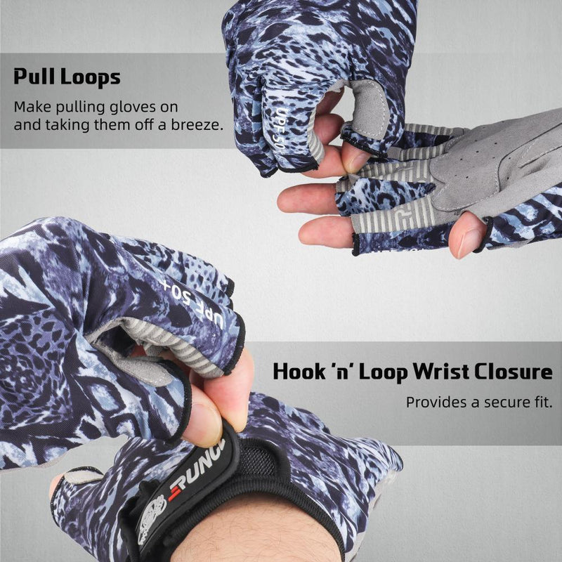 Load image into Gallery viewer, fingerless fishing gloves
