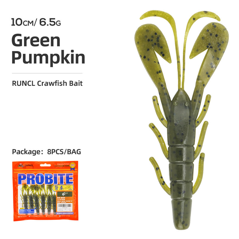 Load image into Gallery viewer, RUNCL Rub Ant Craw Baits Crawfish Softbait 4in 6.5g
