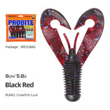 RUNCL Craw Baits Crawfish Softbait 8PCS/3.2in