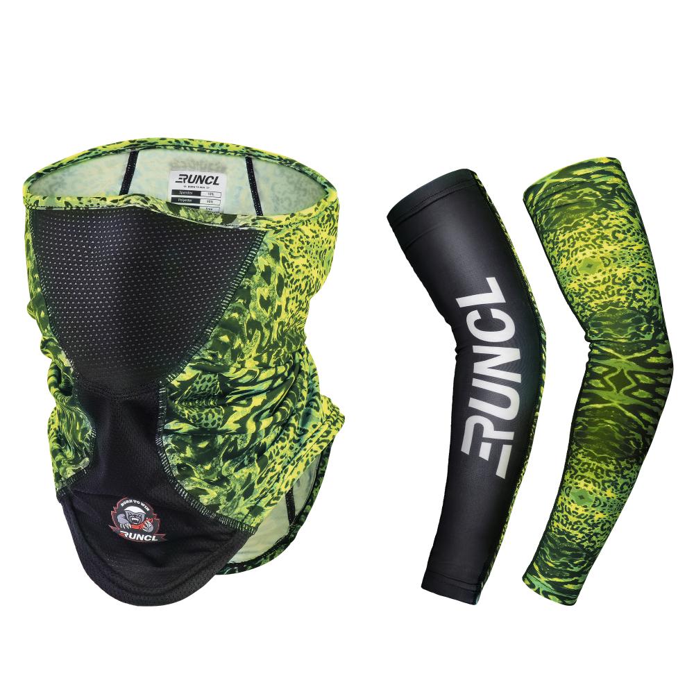 RUNCL Sun Protection Arm Sleeves( with Face Mask Kit) – Runcl