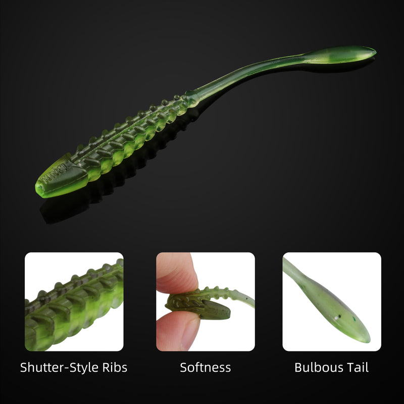 Load image into Gallery viewer, 【$0.99】RUNCL ProBite Squirrel Tail Swimbaits
