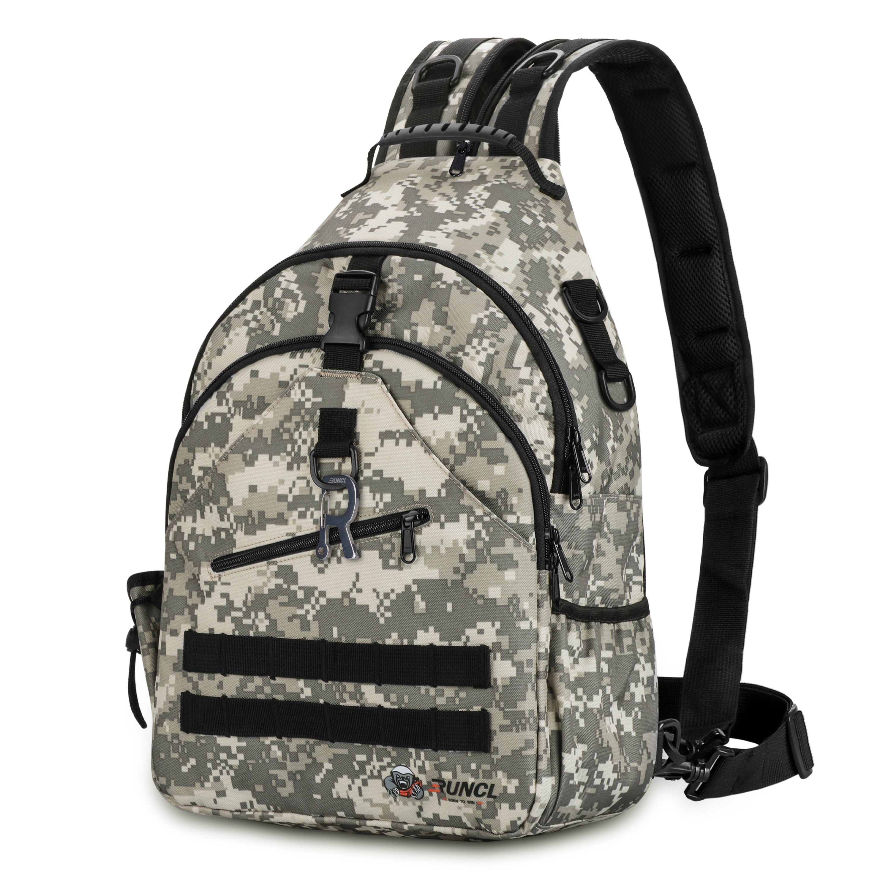 Travel X Fishing Tackle Bag, Shoulder Backpack, Large / Digital  Camouflage