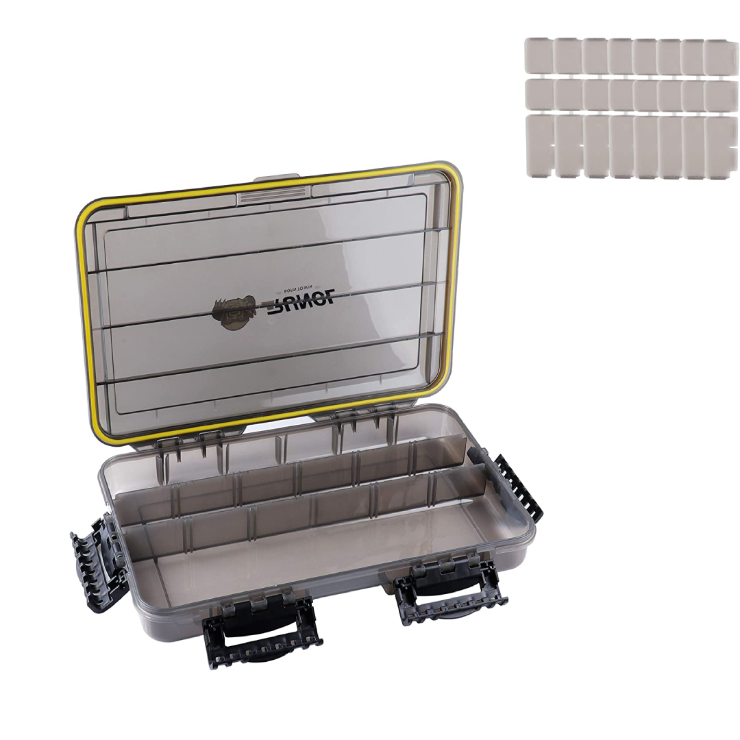Large Tackle Box - Waterproof Fishing Tackle Box (M/L/XL) – Runcl