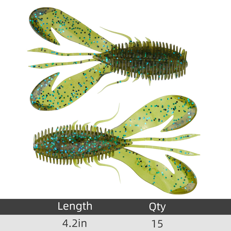 Load image into Gallery viewer, 【$0.99】RUNCL ProBite Creature Baits 4.2in 15pk
