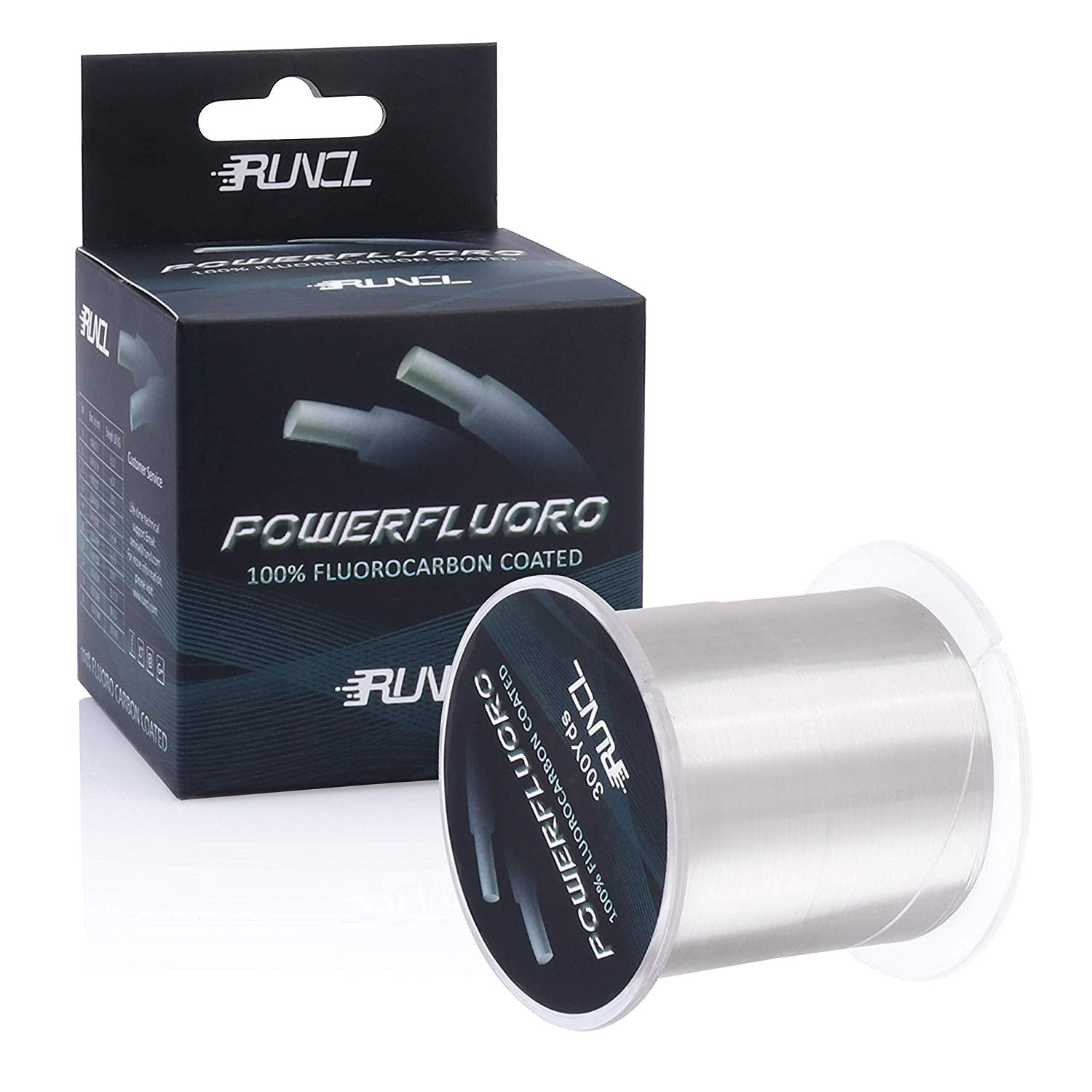 Hi-Seas 100% Fluorocarbon Fishing Line Clear - Strong & Tough Fishing  Leader Line, Sinks Faster Than Monofilament Fishing Line. Available in 6lb,  8lb