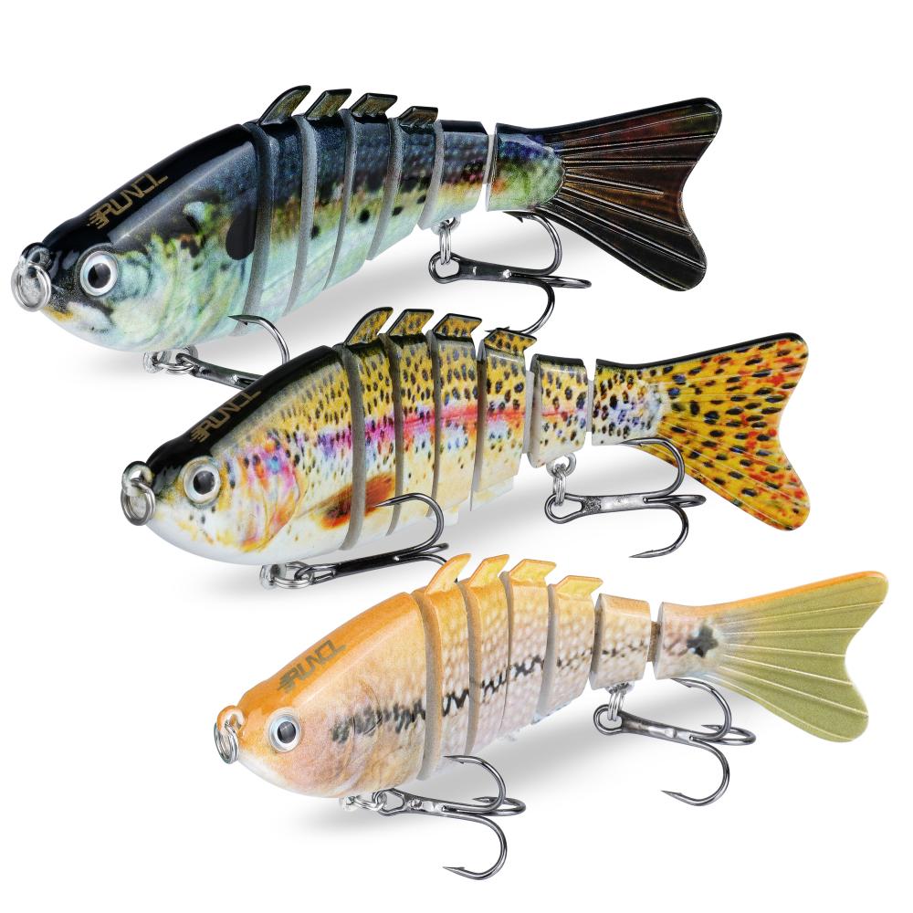  CLISPEED Topwater Fishing Lures, Swimbait Lures for Bass  Fishing Multi Jointed Swimbaits Slow Sinking Swimming Lures Artificial  Crankbait Fishing Tackle Tool for Freshwater Saltwater : Sports & Outdoors