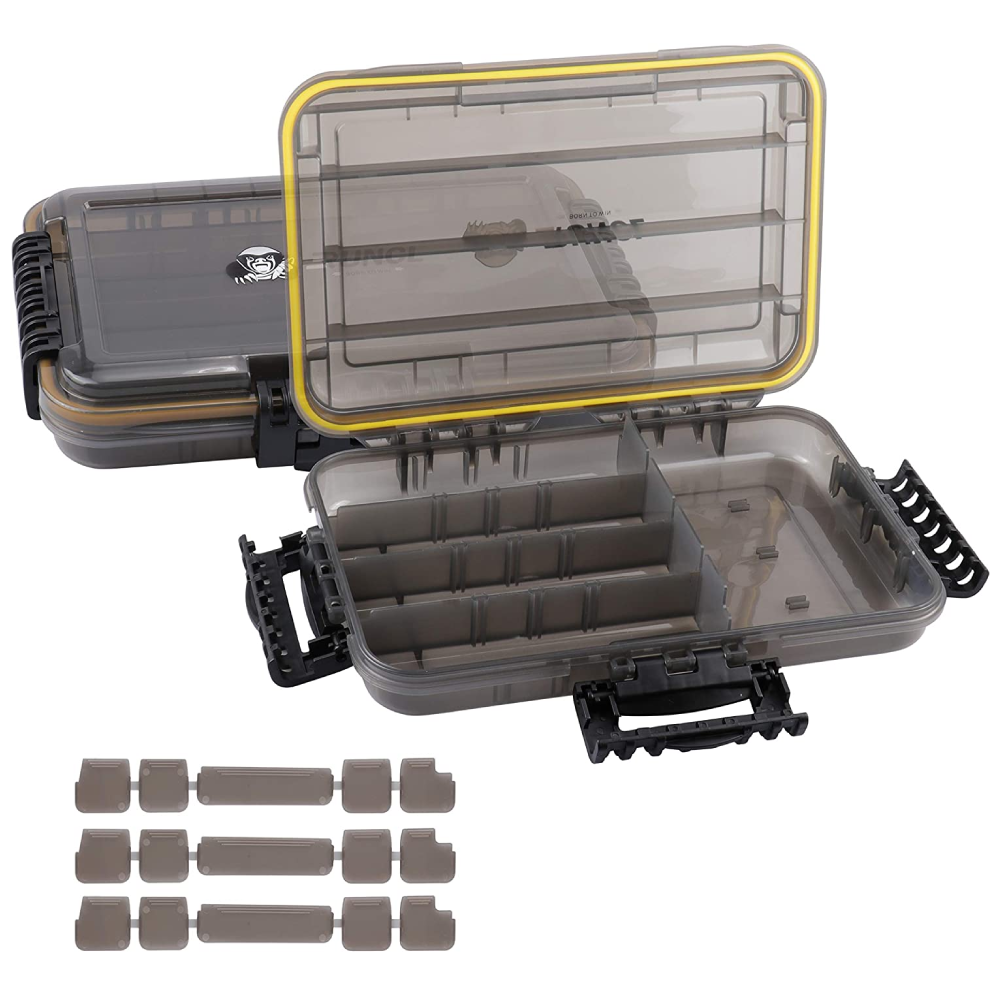 Large Tackle Box Waterproof Fishing Tackle Box M L XL Runcl